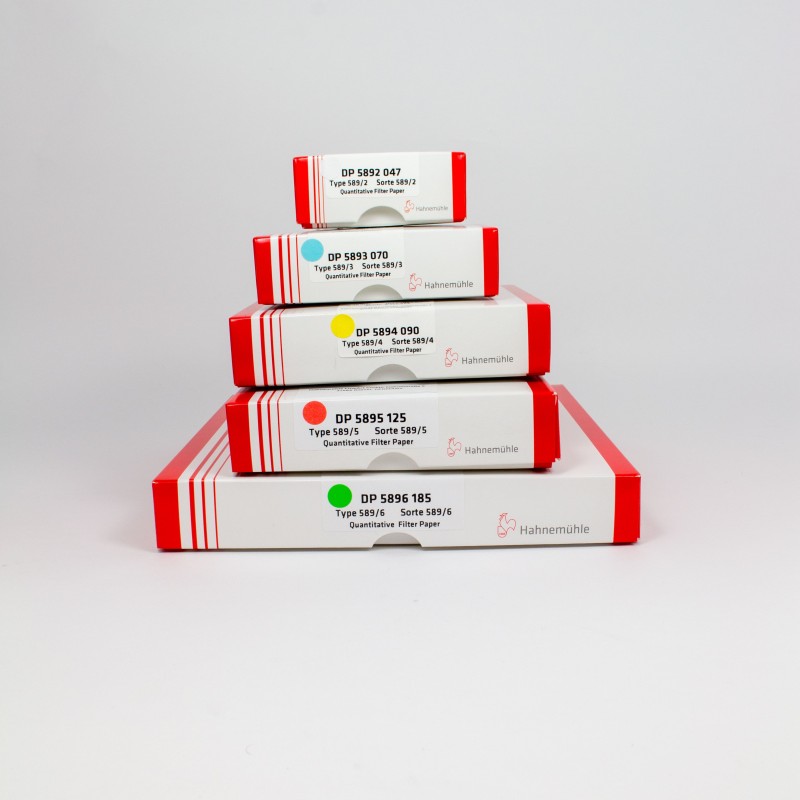 Rundfilter 589/2, weiß, mittelschnell, 85 g/qm, 12.7mm