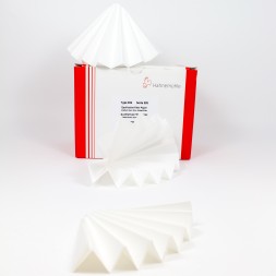 Faltenfilter 595, mittelschnell, dünn, 68 g/qm, 125mm