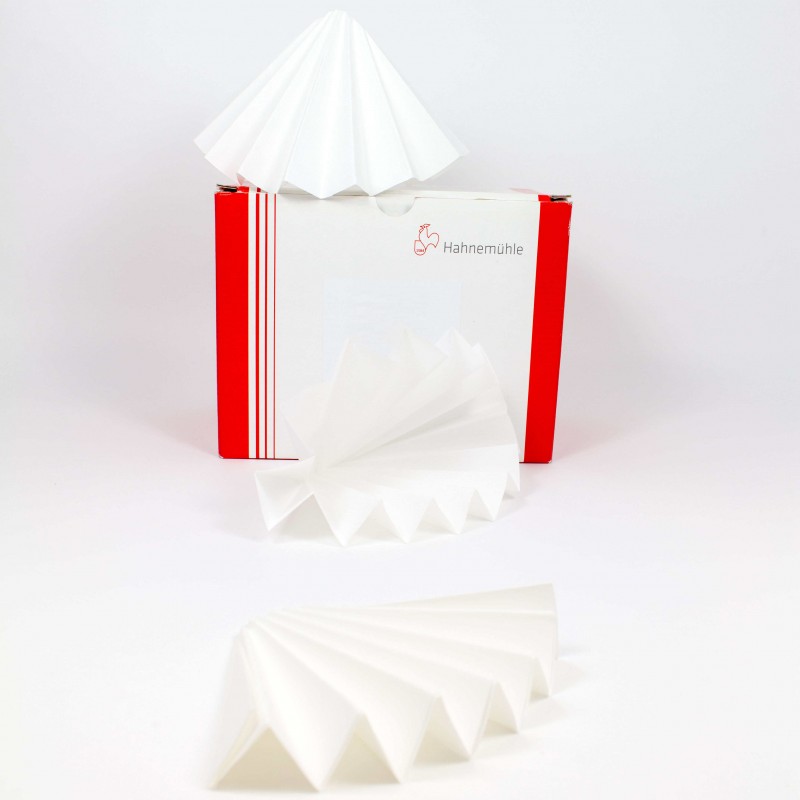 Faltenfilter 602h, langsam, dicht, 84 g/qm, 90mm