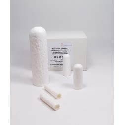 Glasfaser Extraktionshülsen, CFV, ohne Binder, 22 x 80mm