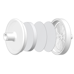 Supreme PES Spritzenfilter 0.22µm, 25mm mit mehreren Vorfiltern